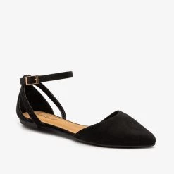 Bamboo Shoes Ankle Strap Pointed Flats FINAL SALE Newest Arrivals