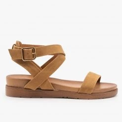 Top Moda Ankle Wrapped Classic Sandals