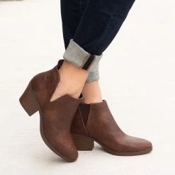 Soda Shoes Newest Arrivals Armory Textured Booties