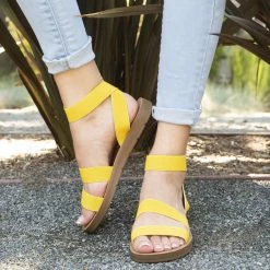 Refresh Ashley Elastic Stretch Sandals