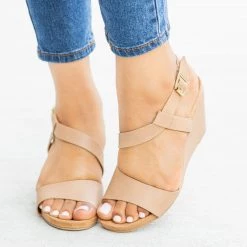 Qupid Shoes Asymmetrical Fashion Wedges Newest Arrivals