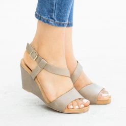 Qupid Shoes Asymmetrical Fashion Wedges Newest Arrivals