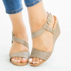 Qupid Shoes Asymmetrical Fashion Wedges Newest Arrivals