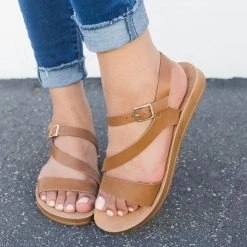 Refresh Asymmetrical Slingback Sandals 8 Refresh Asymmetrical Slingback Sandals