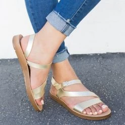 Refresh Asymmetrical Slingback Sandals
