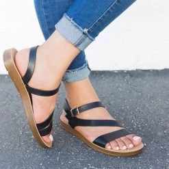 Refresh Asymmetrical Slingback Sandals 10 Refresh Asymmetrical Slingback Sandals