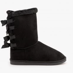 Forever Newest Arrivals Back Bow Comfort Boots