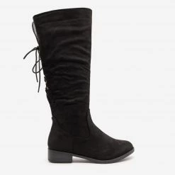 Cherish Newest Arrivals Back Tie Boots