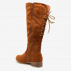 Cherish Newest Arrivals Back Tie Boots