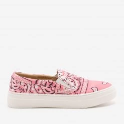 Mata Newest Arrivals Bandana Platform Print Sneakers