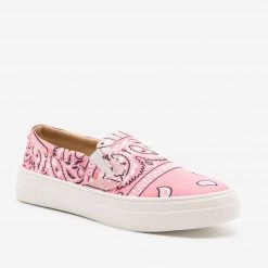 Mata Newest Arrivals Bandana Platform Print Sneakers