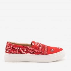 Mata Newest Arrivals Bandana Platform Print Sneakers