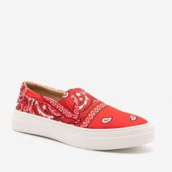 Mata Newest Arrivals Bandana Platform Print Sneakers