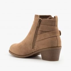 Forever Basic Buckled Fall Booties