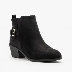 Forever Basic Buckled Fall Booties