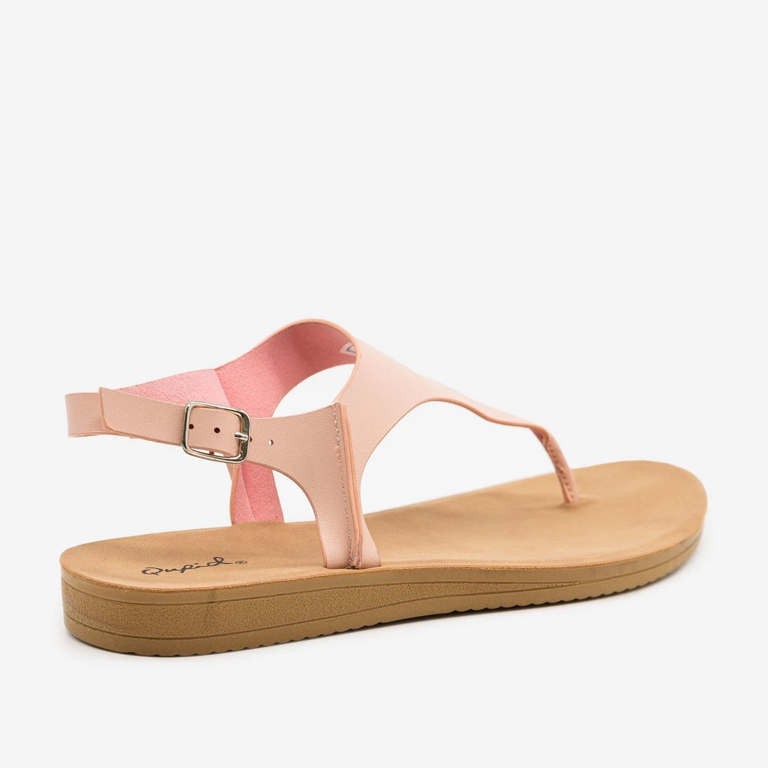 Qupid Shoes Basic Comfy Summer Sandals 6 Qupid Shoes Basic Comfy Summer Sandals