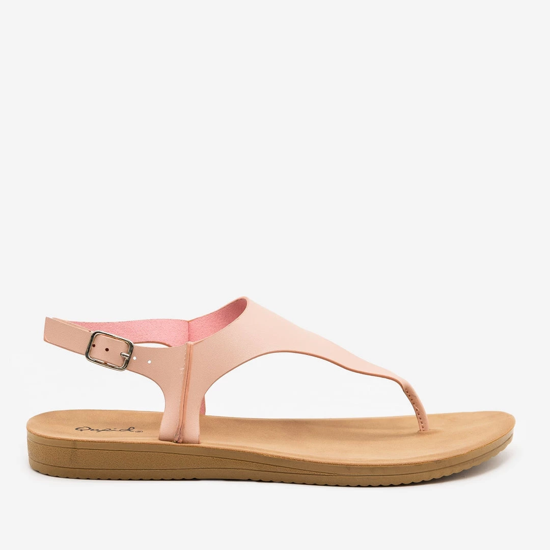 Qupid Shoes Basic Comfy Summer Sandals 4 Qupid Shoes Basic Comfy Summer Sandals