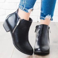 Breckelle's Basic Zipper Ankle Booties Newest Arrivals