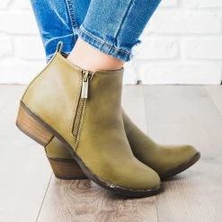 Breckelle's Basic Zipper Ankle Booties Newest Arrivals
