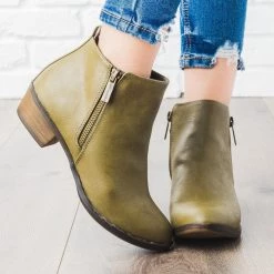 Breckelle's Basic Zipper Ankle Booties Newest Arrivals