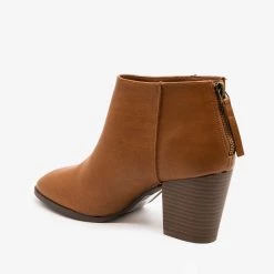 Qupid Shoes Newest Arrivals Basic Zippered Booties FINAL SALE
