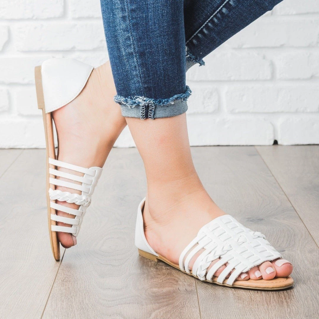 Qupid Shoes Basket Weave Flats 5 Qupid Shoes Basket Weave Flats