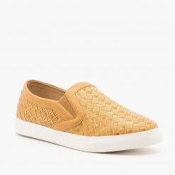 Mata Basket Weave Slip On Sneakers
