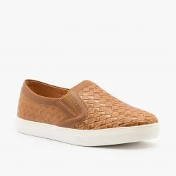 Mata Basket Weave Slip On Sneakers