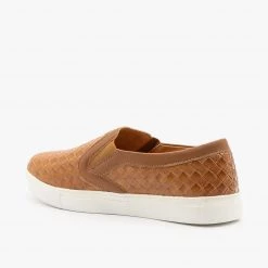 Mata Basket Weave Slip On Sneakers