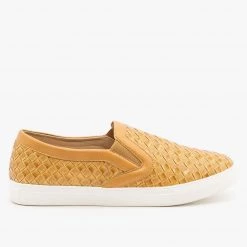 Mata Basket Weave Slip On Sneakers