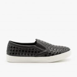 Mata Basket Weave Slip On Sneakers