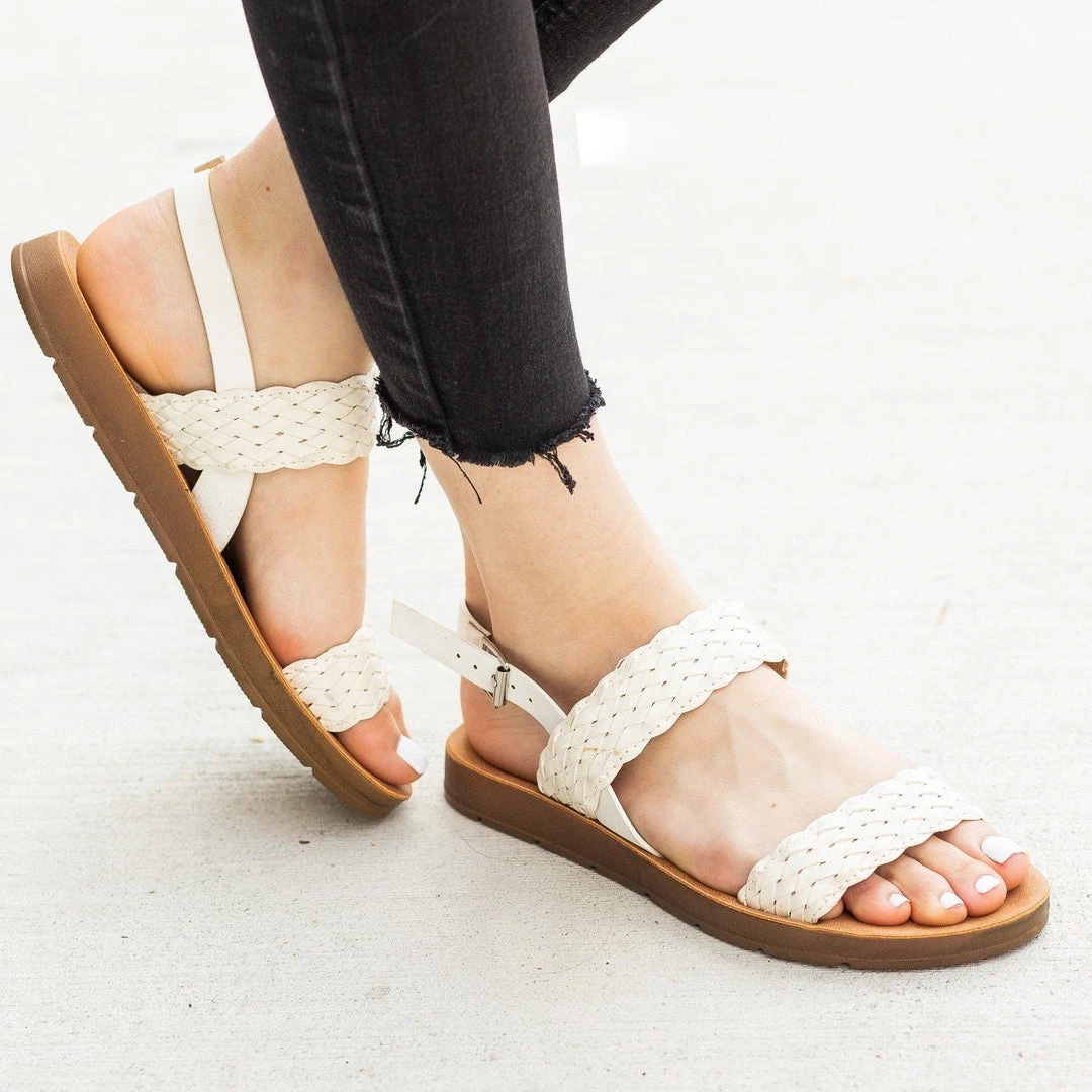 Nature Breeze Newest Arrivals Basketweave Comfort Sandals 7 Nature Breeze Newest Arrivals Basketweave Comfort Sandals