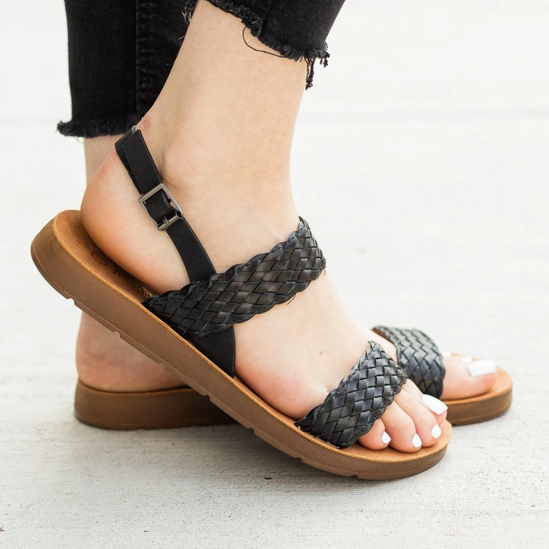 Nature Breeze Newest Arrivals Basketweave Comfort Sandals 8 Nature Breeze Newest Arrivals Basketweave Comfort Sandals