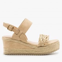 Nature Breeze Basketweave Espadrille Wedges Newest Arrivals