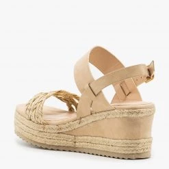 Nature Breeze Basketweave Espadrille Wedges Newest Arrivals
