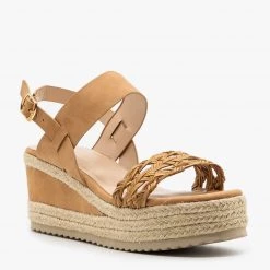 Nature Breeze Basketweave Espadrille Wedges Newest Arrivals