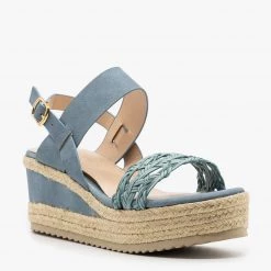 Nature Breeze Basketweave Espadrille Wedges Newest Arrivals