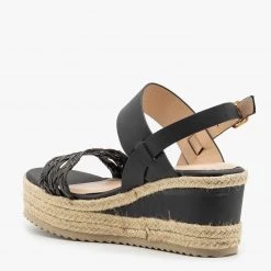 Nature Breeze Basketweave Espadrille Wedges Newest Arrivals
