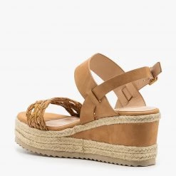 Nature Breeze Basketweave Espadrille Wedges Newest Arrivals