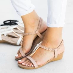 Mixx Shoes Newest Arrivals Beaded Strap Sandals