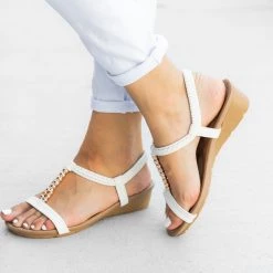 Mixx Shoes Newest Arrivals Beaded Strap Sandals