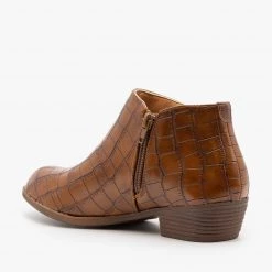 Mata Beaded Tassel Crocodile Booties