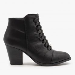 Soda Shoes Beautiful Basketweave Booties