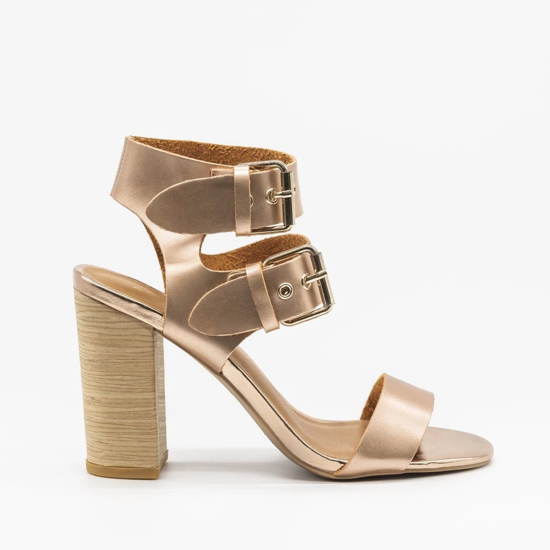 Qupid Shoes Beautiful Belt Buckle High Heels 2 Qupid Shoes Beautiful Belt Buckle High Heels