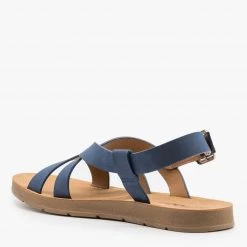 Soda Shoes Newest Arrivals Beautiful Criss Cross Slingback Sandals