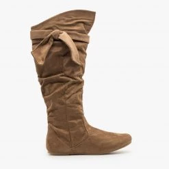 Wild Diva Shoes Beautiful Knotted Boots