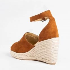City Classified Shoes Beautiful Open-Toe Espadrille Wedges 6 City Classified Shoes Beautiful Open-Toe Espadrille Wedges
