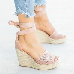 Soda Shoes Beautiful Pinhole Espadrille Wedges 14 Soda Shoes Beautiful Pinhole Espadrille Wedges