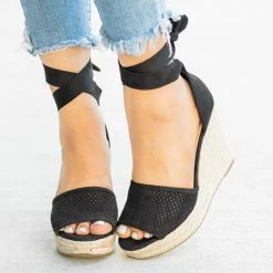 Soda Shoes Beautiful Pinhole Espadrille Wedges 13 Soda Shoes Beautiful Pinhole Espadrille Wedges
