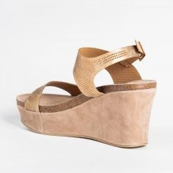 Yoki Beautiful Pinhole Platform Wedges Newest Arrivals